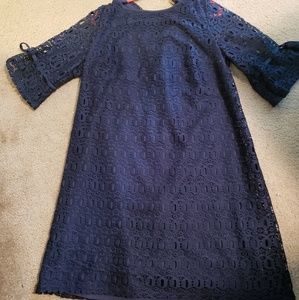 Avenue Navy Lace Dress